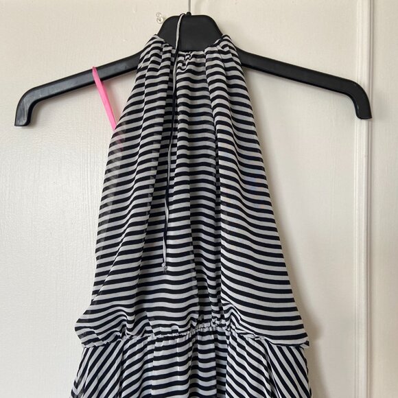 Isaac Mizrahi Halter Chiffon Dress Size 2-4, Garden Party, Wedding Guest - Picture 11 of 16